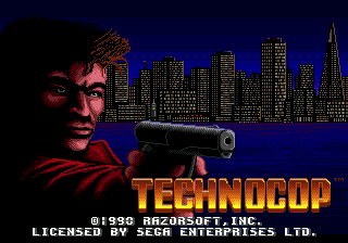 Technocop — Title screen