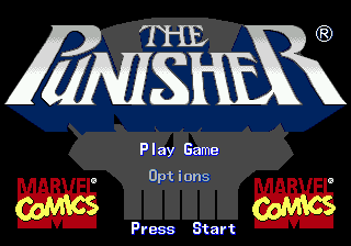 The Punisher — Title screen