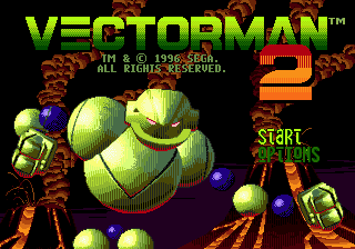 Vectorman 2 — Title screen