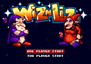 Wiz'n'Liz — Title screen