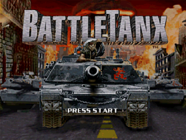 BattleTanx — Title screen