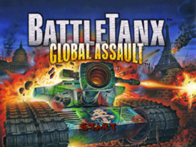 BattleTanx : Global Assault — Title screen