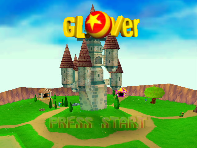 Glover — Title screen