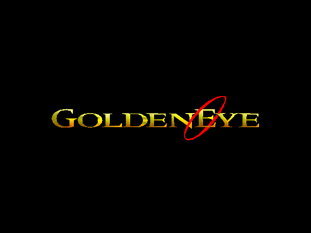 GoldenEye 007 — Title screen