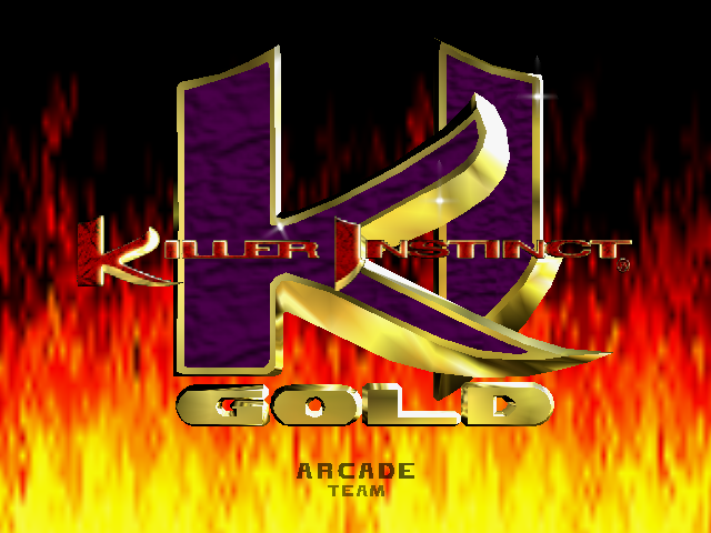 Killer Instinct Gold — Title screen