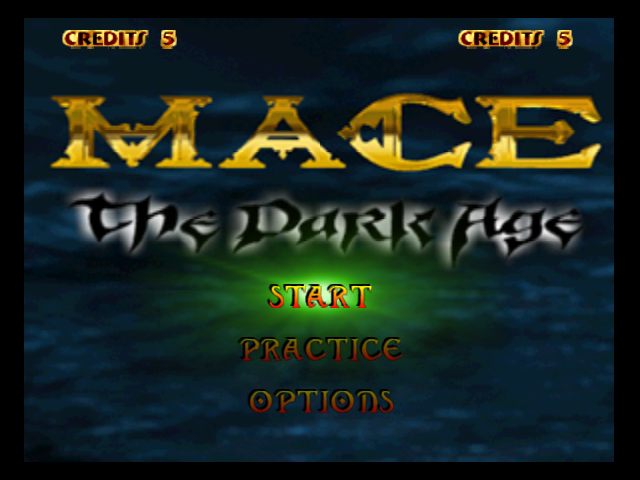Mace : The Dark Age — Title screen