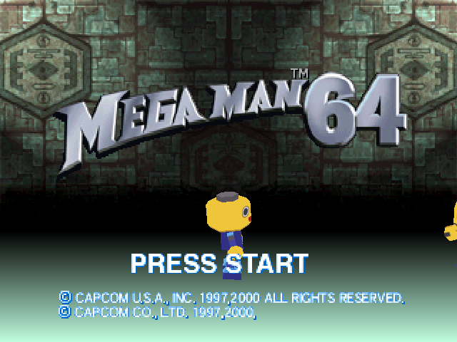Mega Man 64 — Title screen