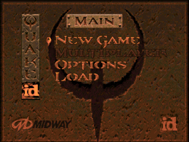 Quake — Title screen
