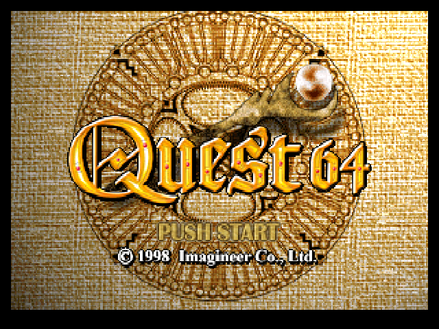 Quest 64 — Title screen