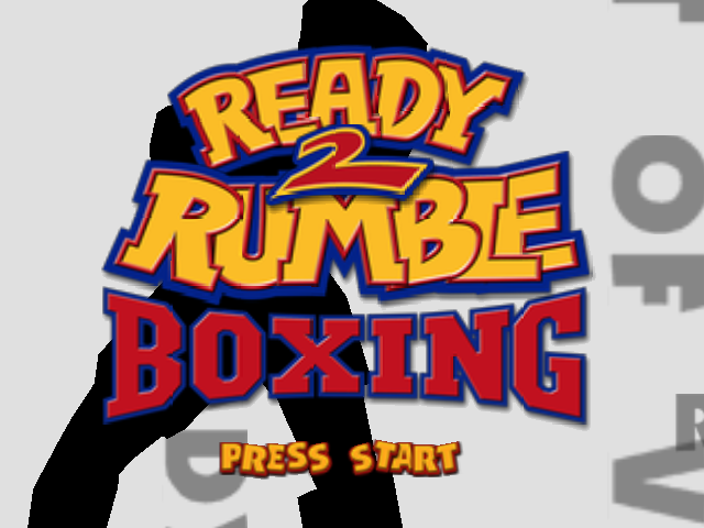 Ready 2 Rumble Boxing — Title screen