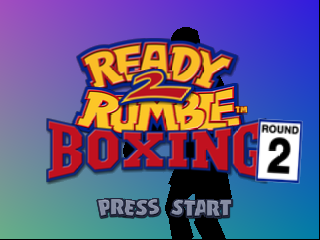 Ready 2 Rumble Boxing : Round 2 — Title screen