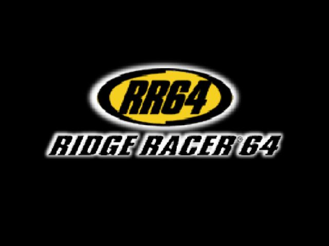 Ridge Racer 64 — Title screen