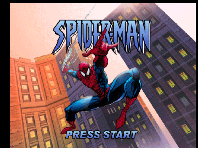 Spider-Man — Title screen