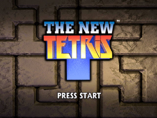 The New Tetris — Title screen