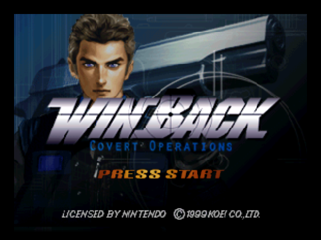 WinBack : Covert Operations — Title screen