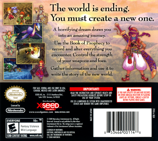 Avalon Code — Box back