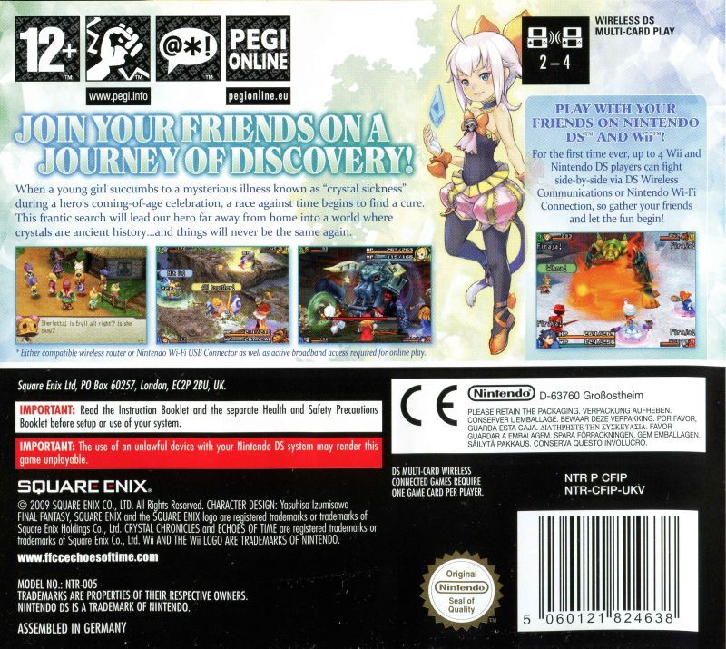 Final Fantasy Crystal Chronicles : Echoes of Time — Box back