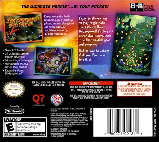 Peggle : Dual Shot — Box back