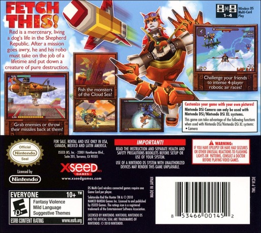 SolatoRobo : Red the Hunter — Box back