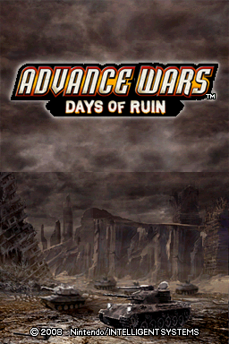 Advance Wars: Days of Ruin — Title screen
