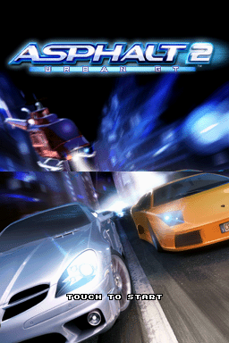 Asphalt : Urban GT 2 — Title screen