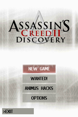 Assassin's Creed II - Discovery — Title screen