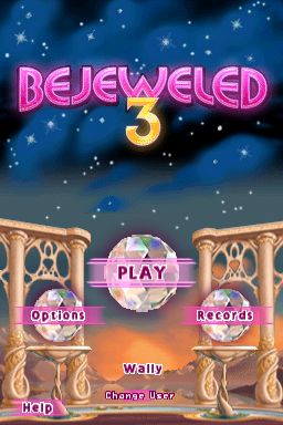 Bejeweled 3 — Title screen