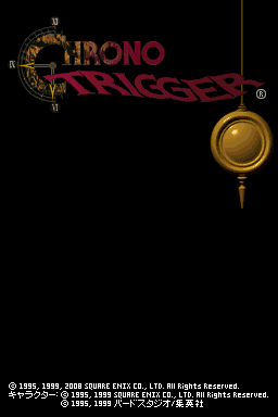 Chrono Trigger — Title screen