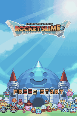 Dragon Quest Heroes : Rocket Slime — Title screen