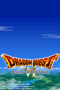 Dragon Quest VI : Realms of Revelation — Title screen