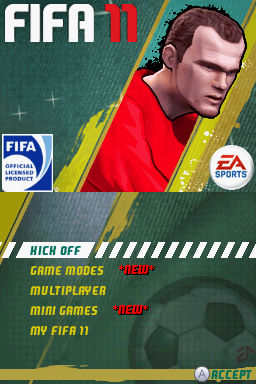 FIFA 11 — Title screen