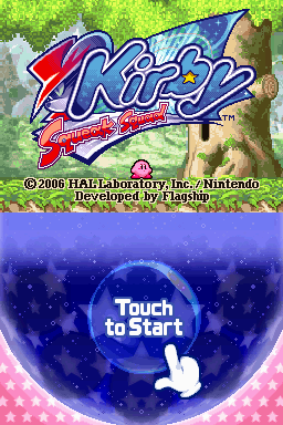Kirby : Squeak Squad — Title screen