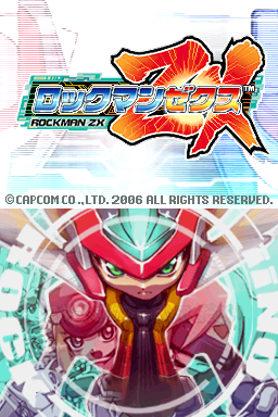 Mega Man ZX — Title screen