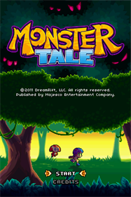 Monster Tale — Title screen
