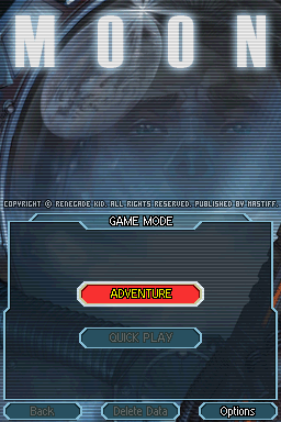 Moon — Title screen