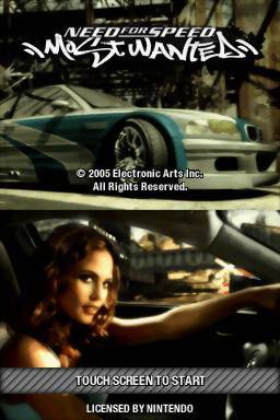 Need for Speed - Most Wanted — Title screen