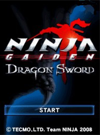 Ninja Gaiden Dragon Sword — Title screen