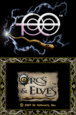 Orcs & Elves — Title screen