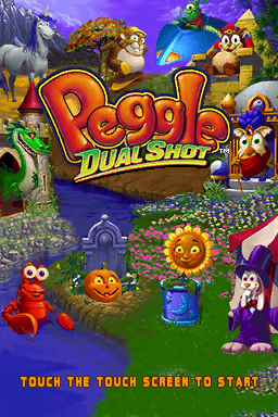 Peggle : Dual Shot — Title screen