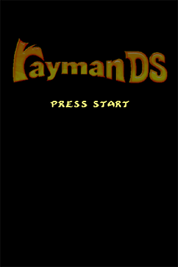 Rayman DS — Title screen
