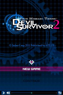 Shin Megami Tensei - Devil Survivor 2 — Title screen