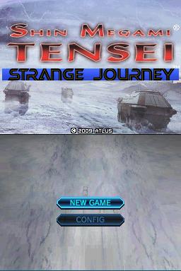 Shin Megami Tensei : Strange Journey — Title screen