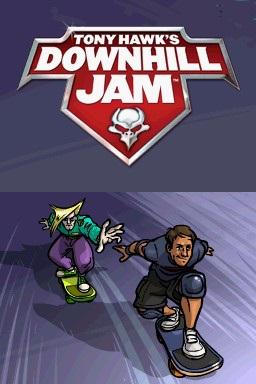 Tony Hawk's Downhill Jam — Title screen