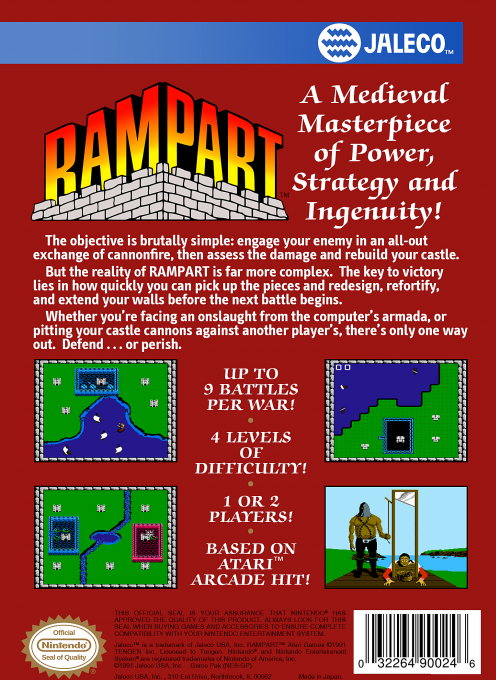 Rampart — Box back