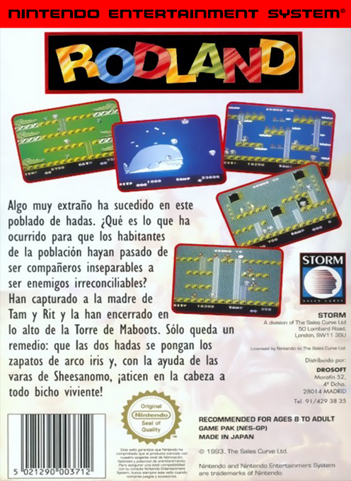 Rod Land — Box back