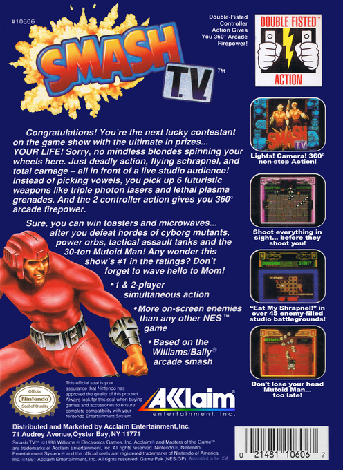 Smash T.V. — Box back