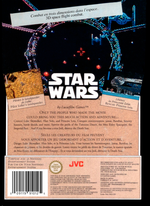 Star Wars — Box back