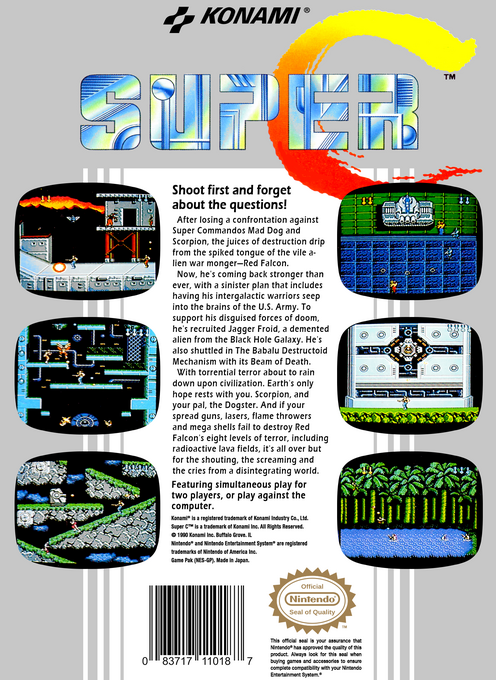 Super C — Box back