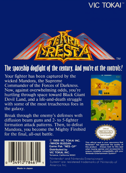 Terra Cresta — Box back