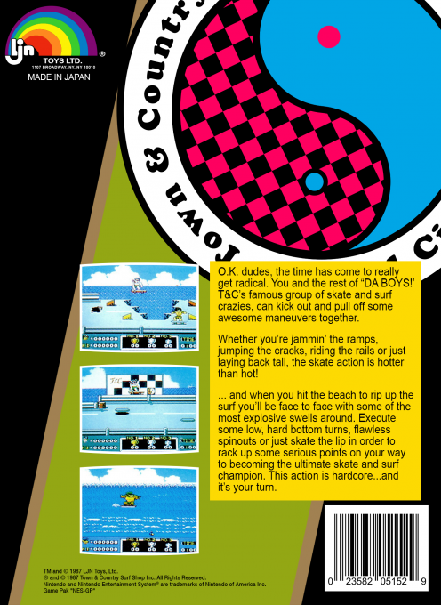 Town & Country Surf Designs : Wood & Water Rage — Box back